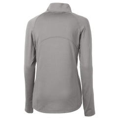 New York Giants Cutter & Buck Women's Adapt Eco Knit Stretch Recycled Raglan Half-Zip Top - Gray - NFL
