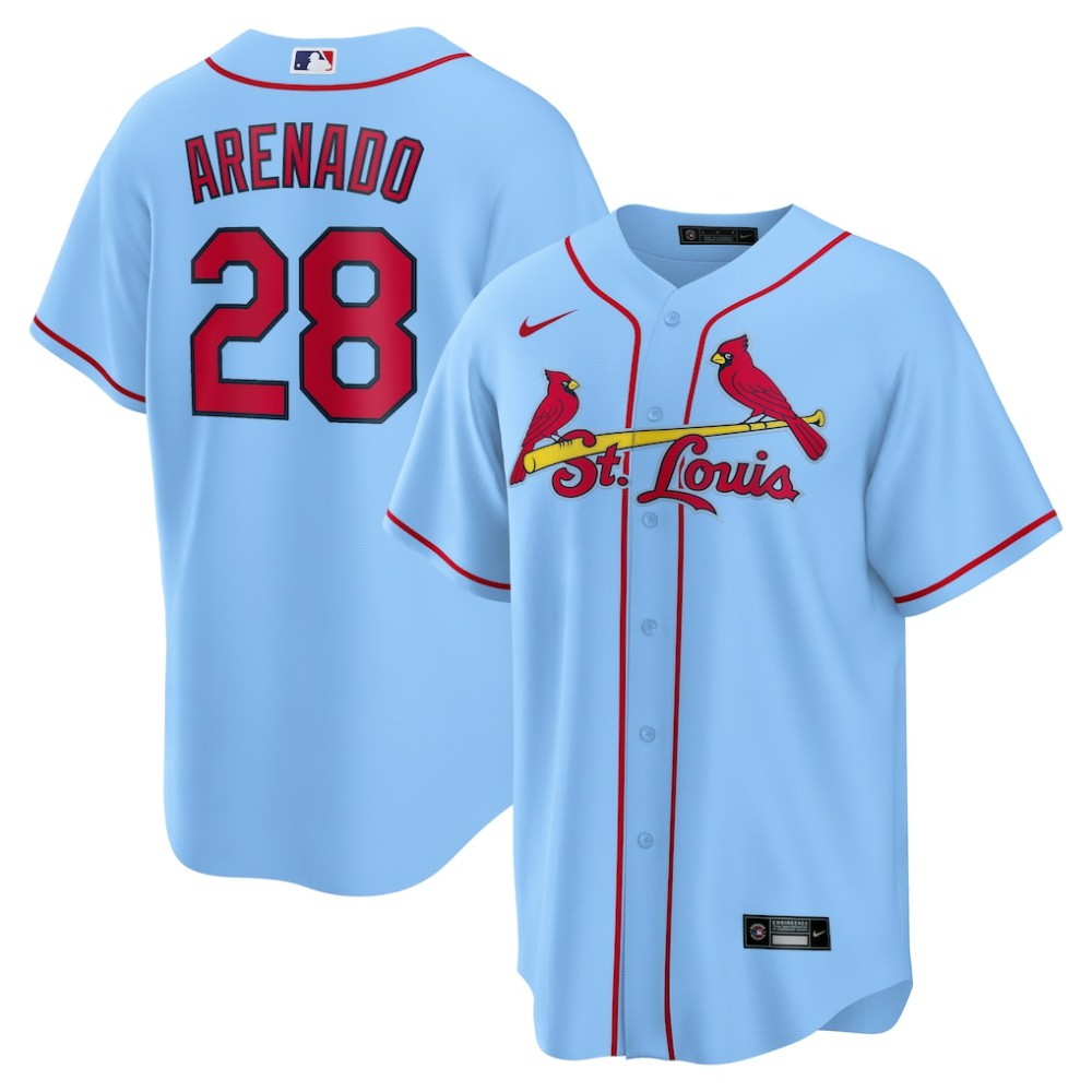 Nolan Arenado St. Louis Cardinals Nike 2024 Alternate Replica Jersey Near Me