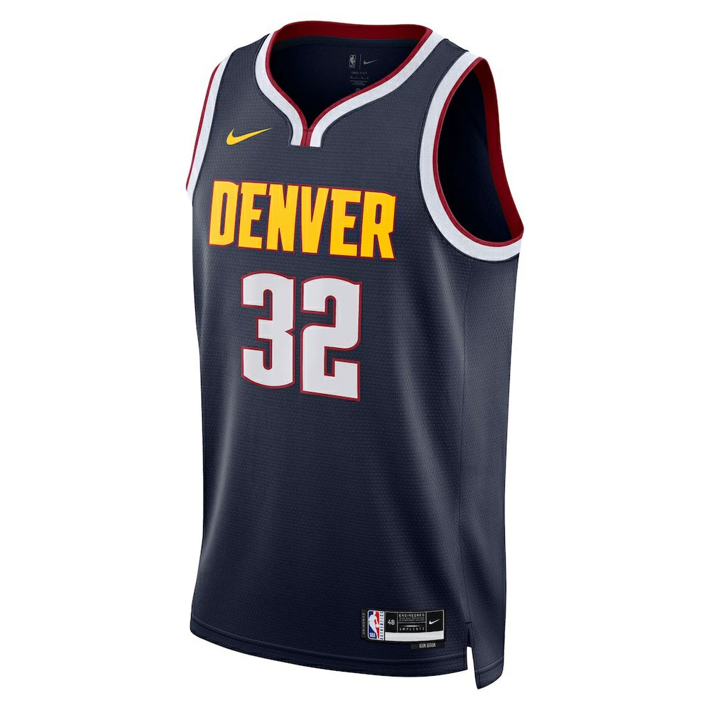 Nike Aaron Gordon Denver Nuggets Unisex Swingman Replica Jersey Icon Editi- Navy