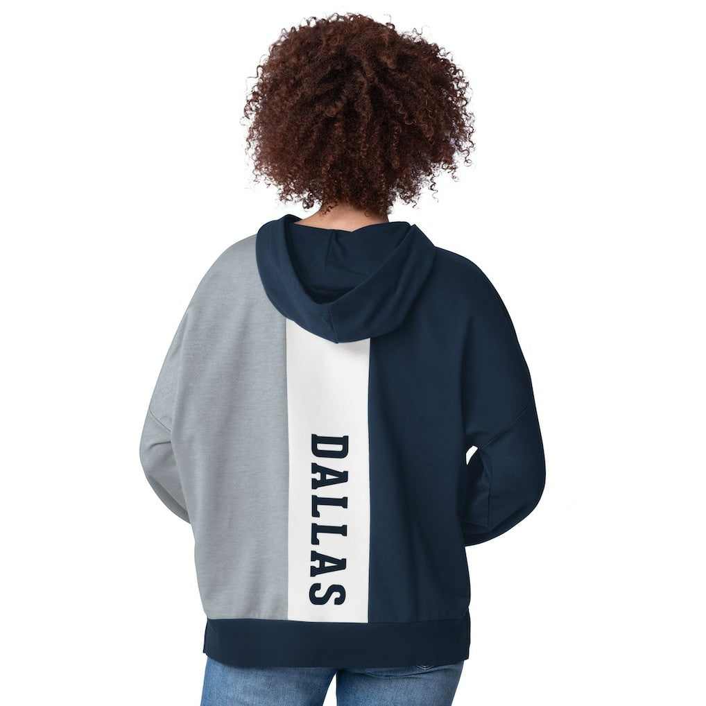 Dallas Cowboys Starter Women's Power Move Long Sleeve Pullover Hoodie - Navy - NFL
