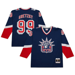 Wayne Gretzky New York Rangers Mitchell & Ness Youth 1996/97  Power Play Player Jersey | NHL Lifestyle