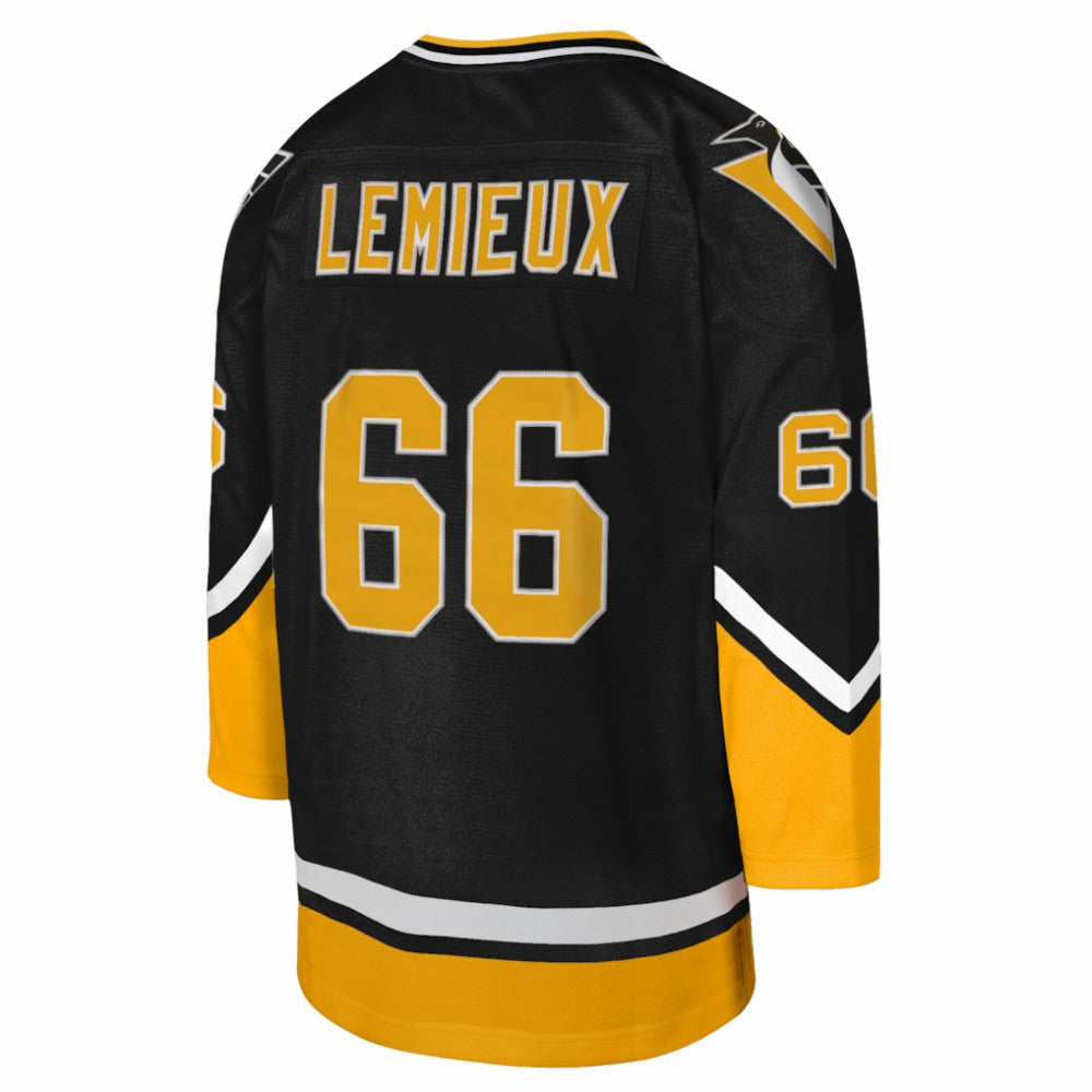 Mario Lemieux Pittsburgh Penguins Mitchell & Ness Youth 1992/93 Captain Patch Power Play Player Jersey - Black | NHL sale