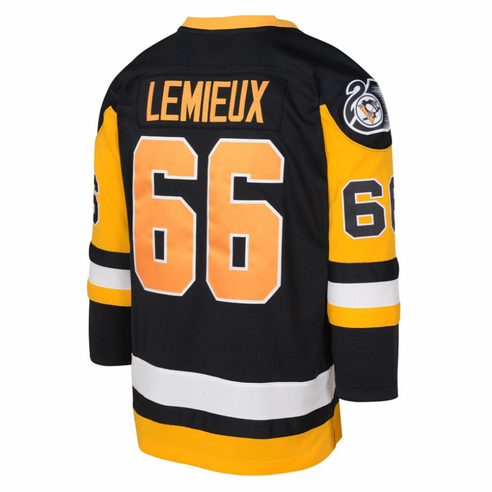 Mario Lemieux Pittsburgh Penguins Mitchell & Ness Preschool 1991/92 Blue Line 2.0 Player Jersey - Black | NHL on sale
