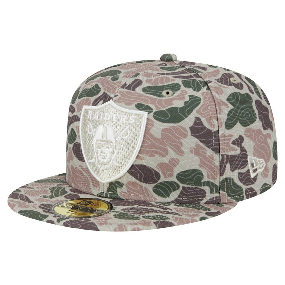 Las Vegas Raiders New Era Geo Camo 59FIFTY Fitted Hat - NFL