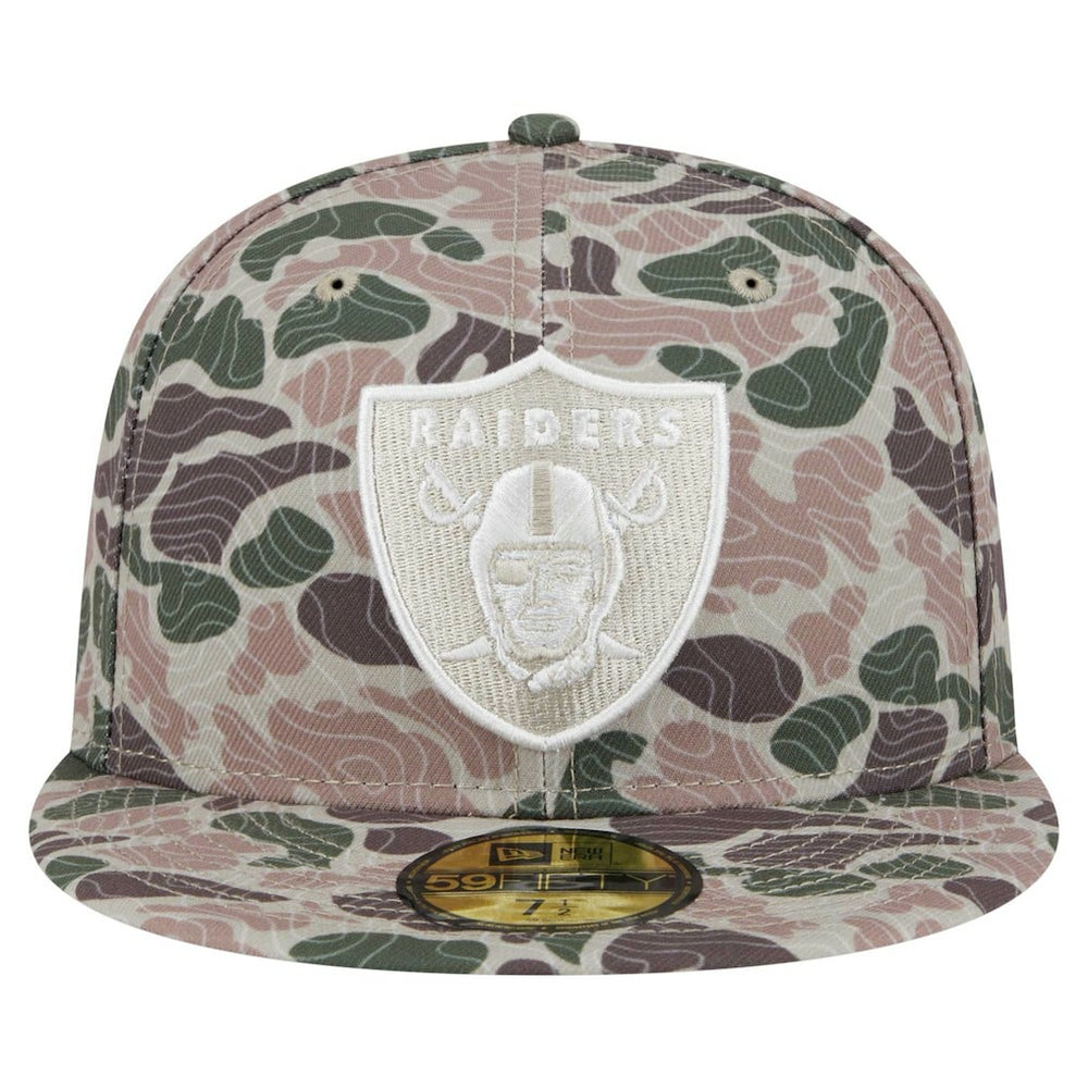 Las Vegas Raiders New Era Geo Camo 59FIFTY Fitted Hat - NFL