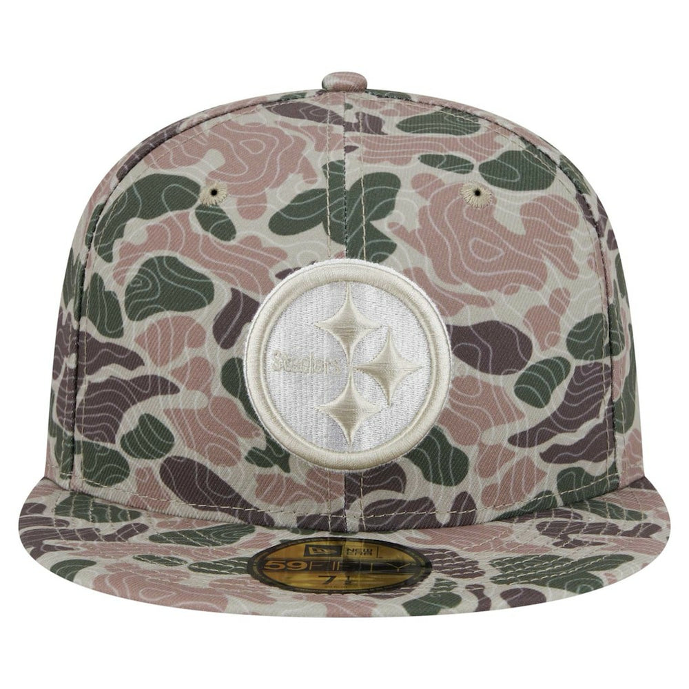 Pittsburgh Steelers New Era Geo Camo 59FIFTY Fitted Hat - NFL
