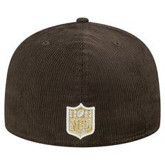 Miami Dolphins New Era Choco Cord 59FIFTY Fitted Hat - Brown - NFL