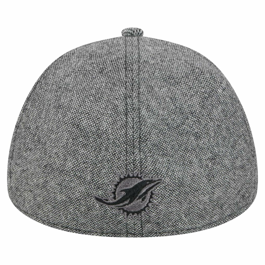 Miami Dolphins New Era Peaky Duckbill Fitted Hat - Gray - NFL