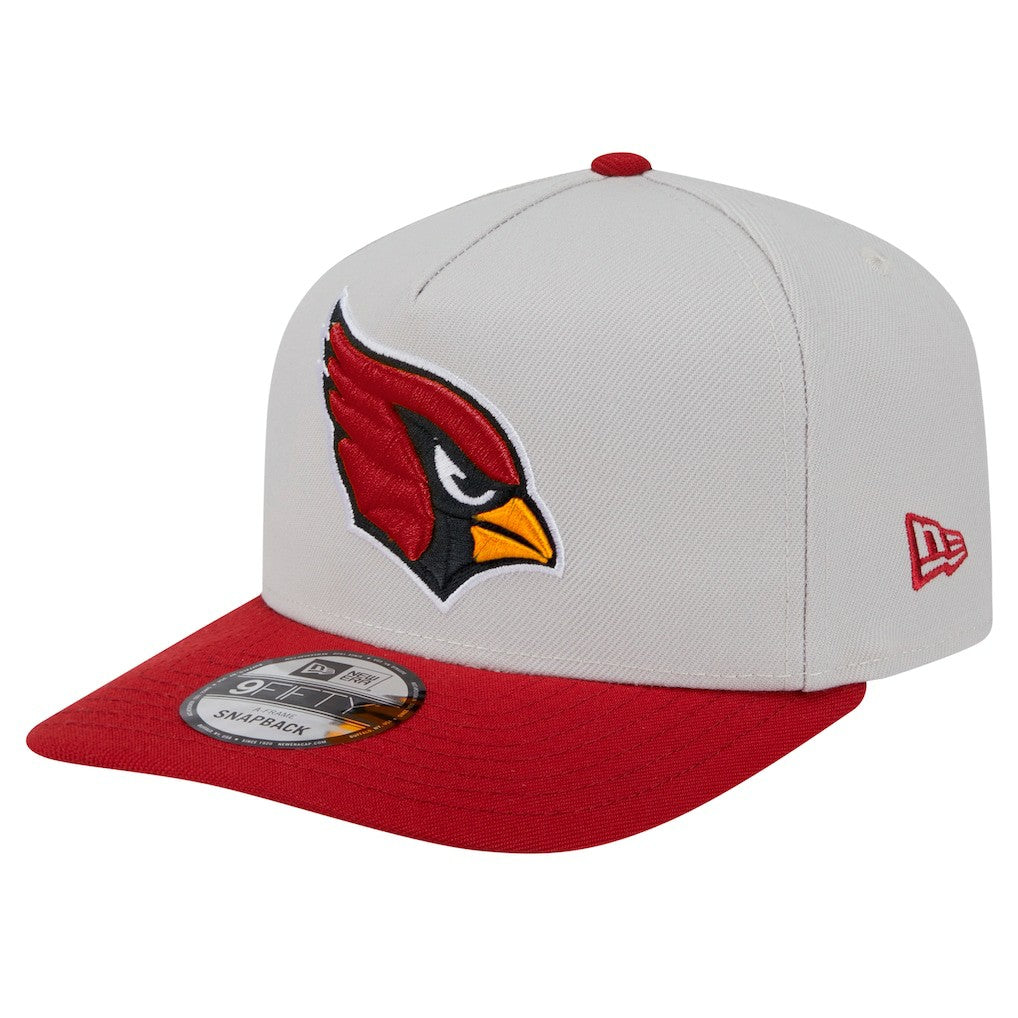 Arizona Cardinals New Era Decent 9FIFTY A-Frame Snapback Hat - Stone - NFL