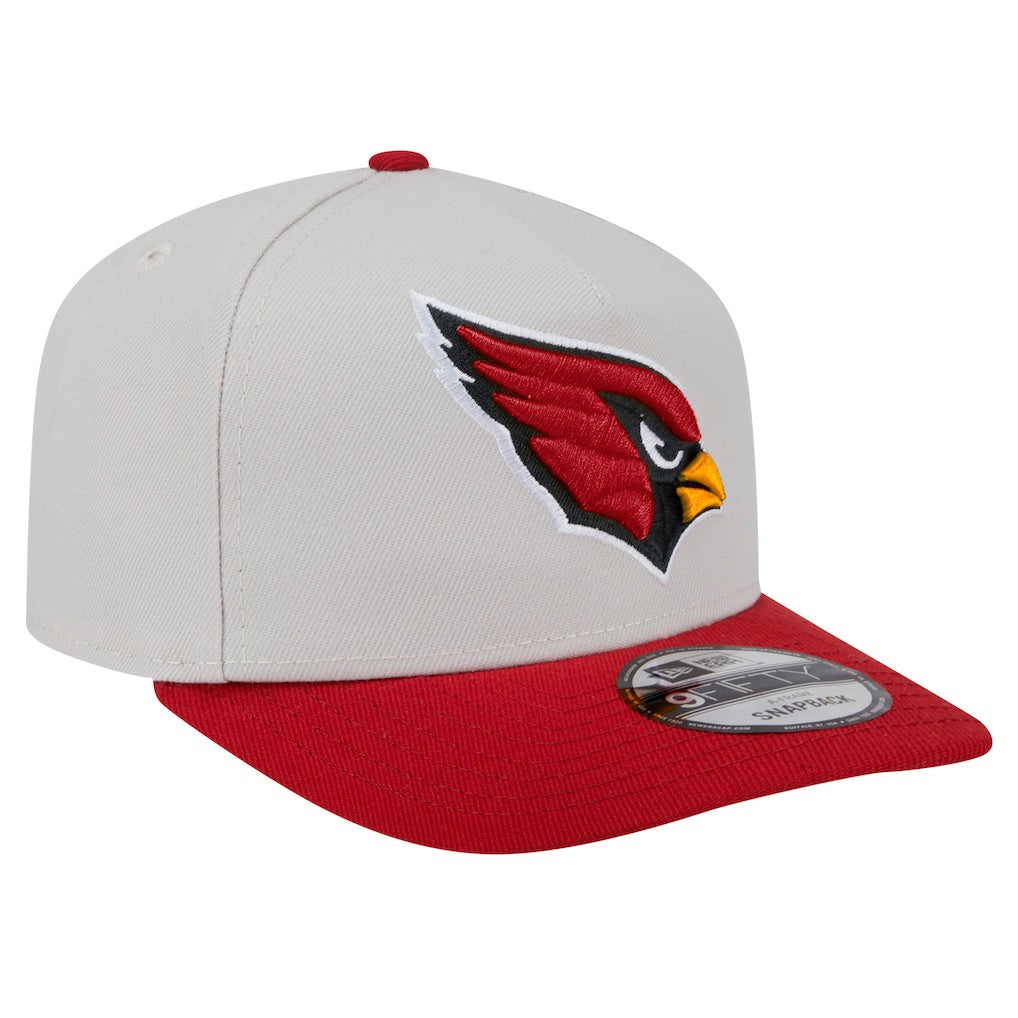 Arizona Cardinals New Era Decent 9FIFTY A-Frame Snapback Hat - Stone - NFL