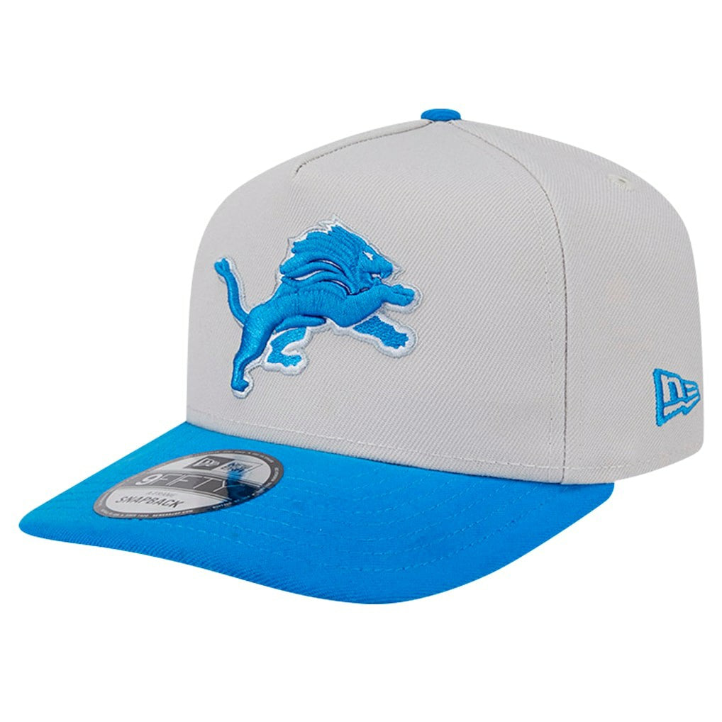 Detroit Lions New Era Decent 9FIFTY A-Frame Snapback Hat - Stone - NFL