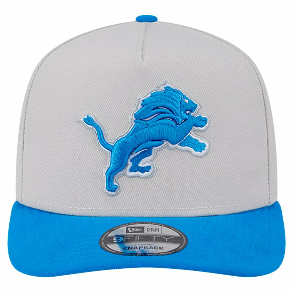 Detroit Lions New Era Decent 9FIFTY A-Frame Snapback Hat - Stone - NFL