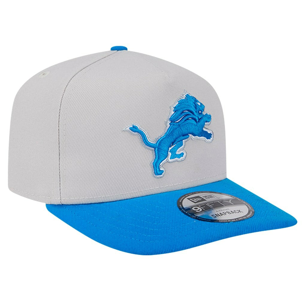 Detroit Lions New Era Decent 9FIFTY A-Frame Snapback Hat - Stone - NFL