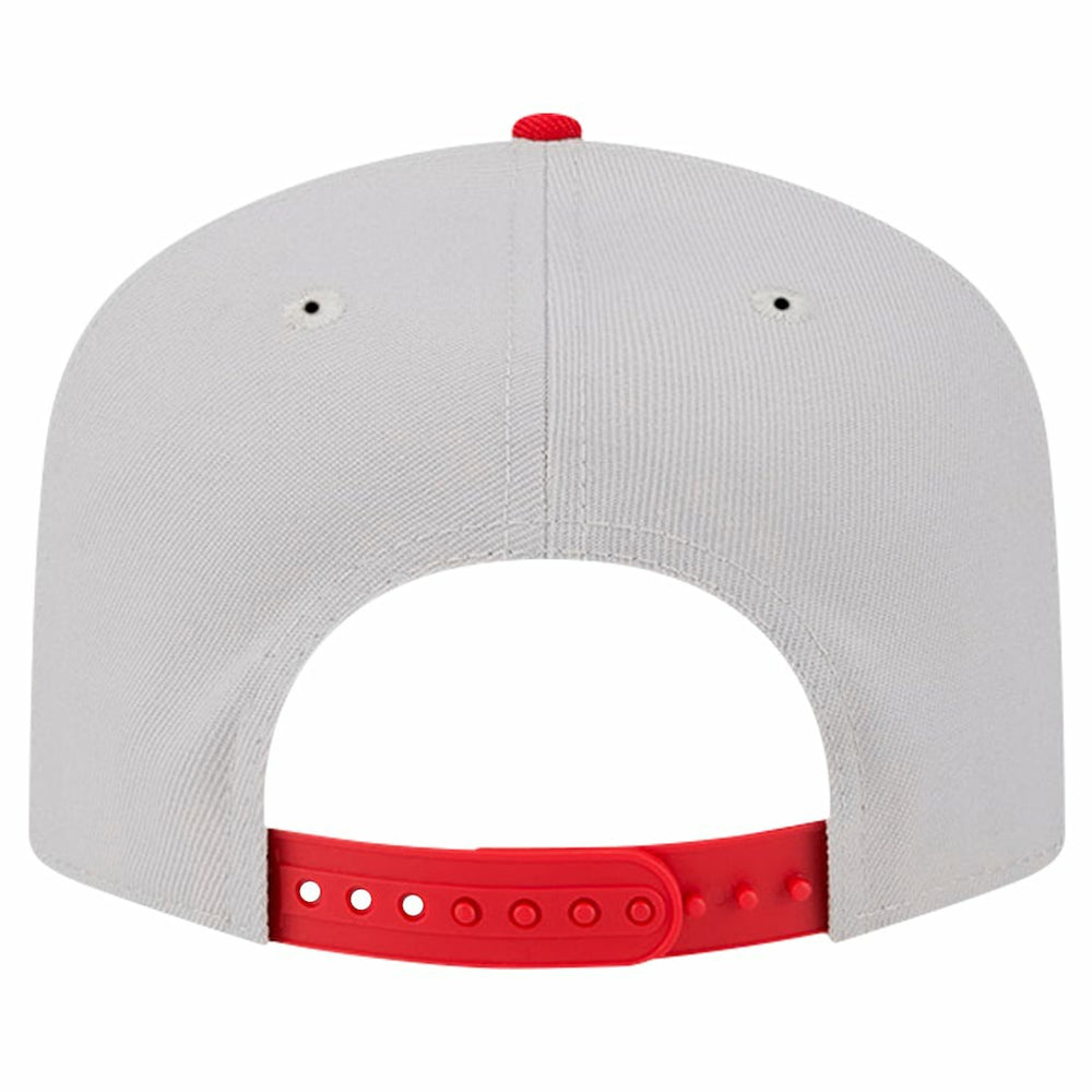 Kansas City Chiefs New Era Decent 9FIFTY A-Frame Snapback Hat - Stone - NFL