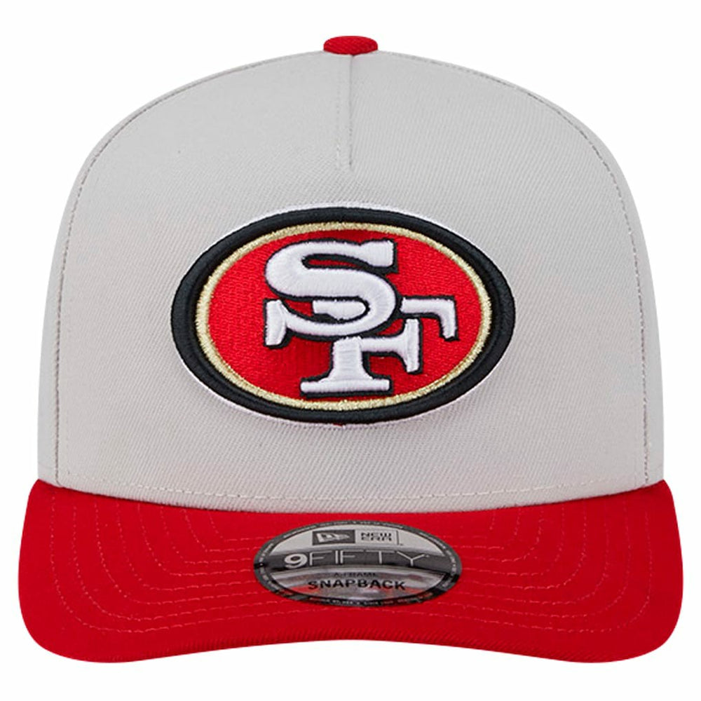 San Francisco 49ers New Era Decent 9FIFTY A-Frame Snapback Hat - Stone - NFL