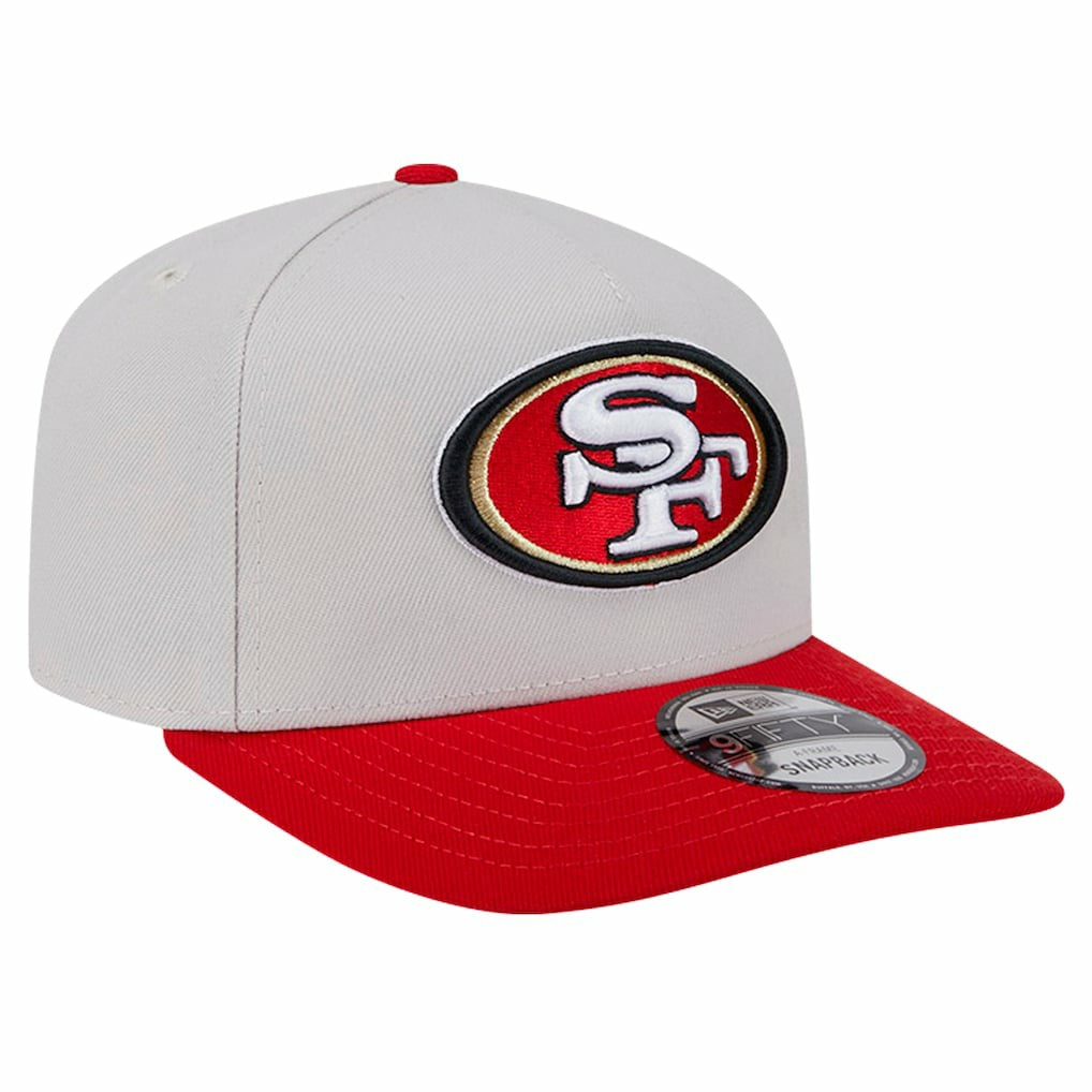 San Francisco 49ers New Era Decent 9FIFTY A-Frame Snapback Hat - Stone - NFL