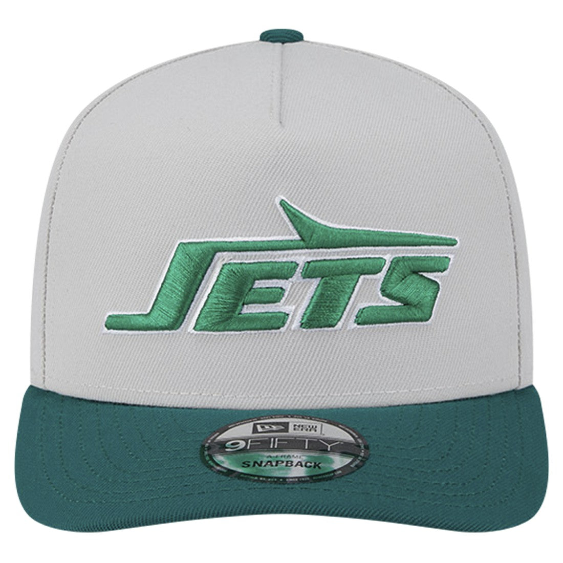 New York Jets New Era Decent 9FIFTY A-Frame Snapback Hat - Stone - NFL