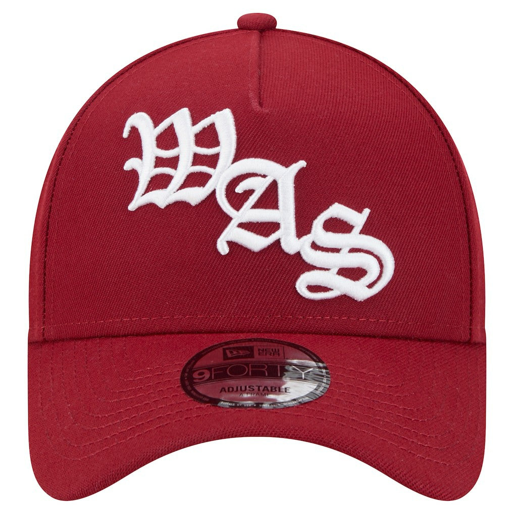 Washington Commanders New Era Mystic 9FORTY A-Frame Adjustable Hat - Burgundy - NFL