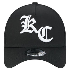 Kansas City Chiefs New Era Mystic 9FORTY A-Frame Adjustable Hat - Black - NFL