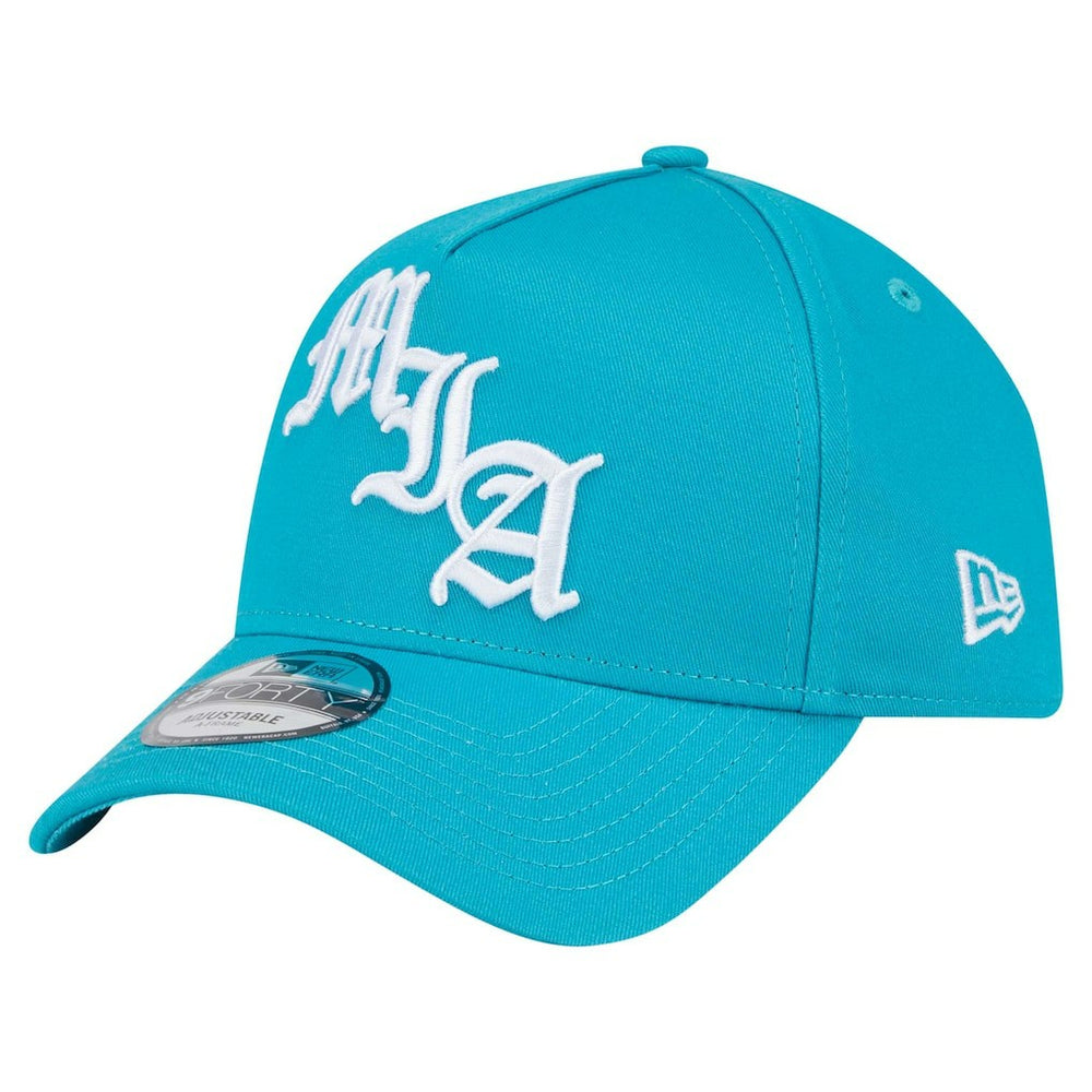 Miami Dolphins New Era Mystic 9FORTY A-Frame Adjustable Hat - Aqua - NFL