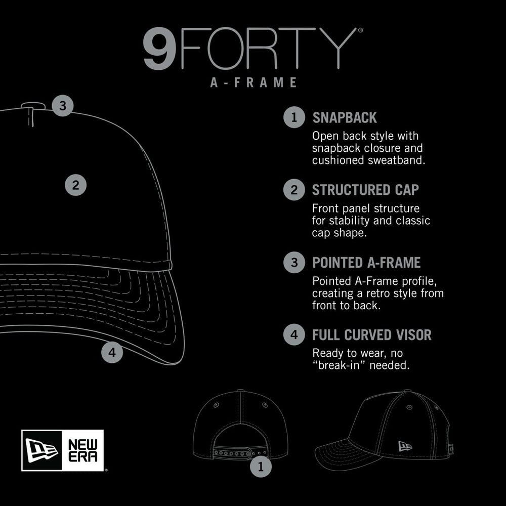 Tennessee Titans New Era Mystic 9FORTY A-Frame Adjustable Hat - Navy - NFL