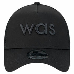 Washington Commanders New Era Domain 9FORTY A-Frame Trucker Adjustable Hat - Black - NFL