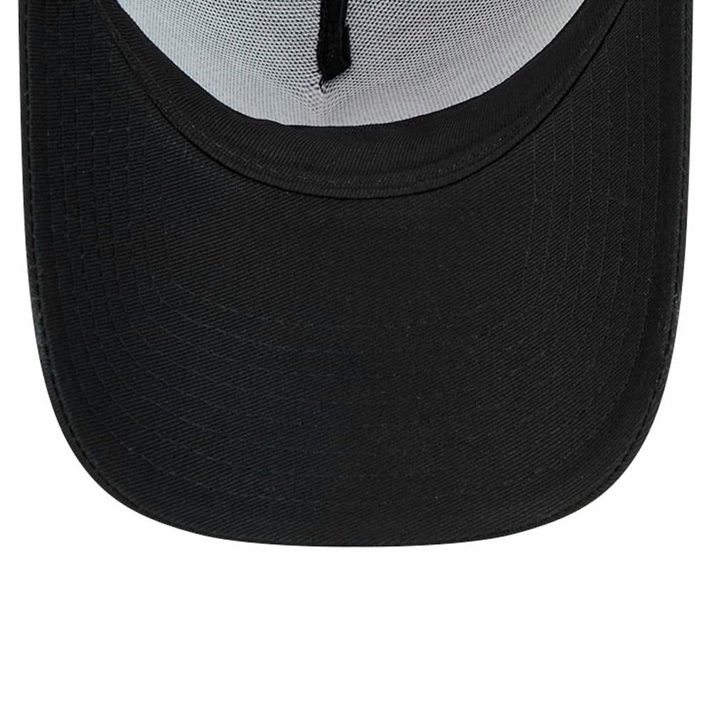 Kansas City Chiefs New Era Domain 9FORTY A-Frame Trucker Adjustable Hat - Black - NFL