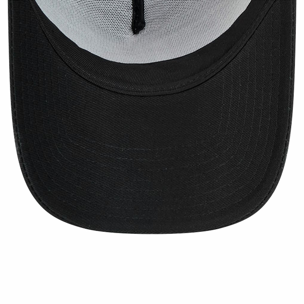 Las Vegas Raiders New Era Domain 9FORTY A-Frame Trucker Adjustable Hat - Black - NFL