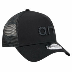 Arizona Cardinals New Era Domain 9FORTY A-Frame Trucker Adjustable Hat - Black - NFL