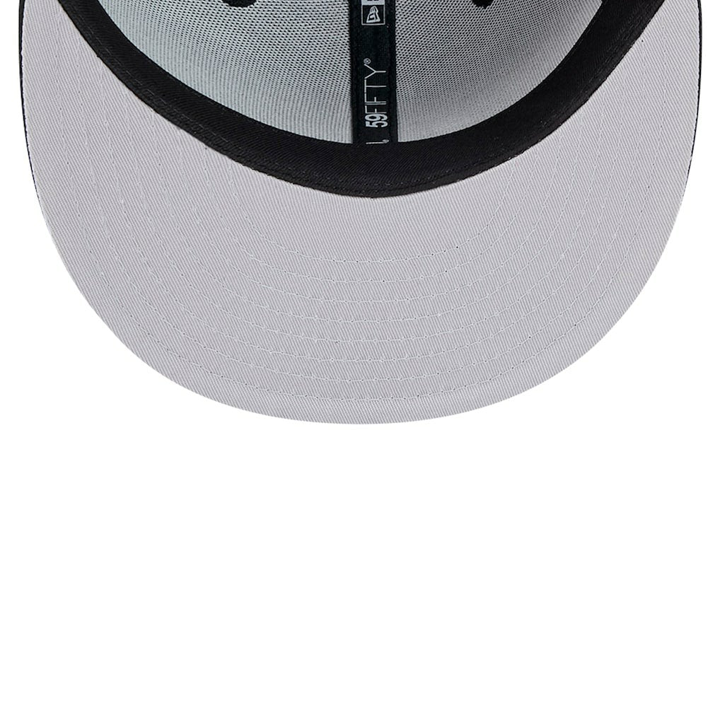 Detroit Lions New Era Omaha Throwback 59FIFTY Fitted Hat - Black - NFL