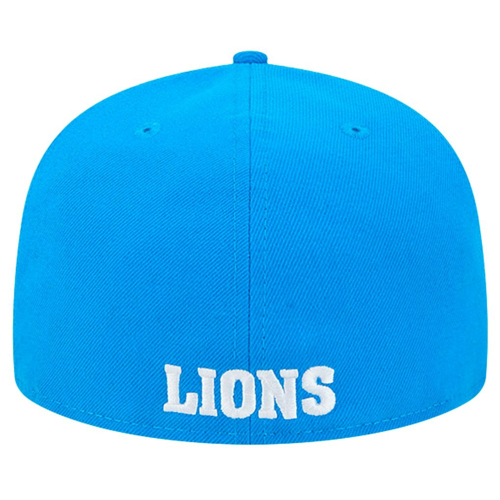 Detroit Lions New Era Omaha Throwback 59FIFTY Fitted Hat - Blue - NFL