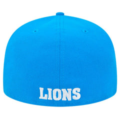 Detroit Lions New Era Omaha Throwback 59FIFTY Fitted Hat - Blue - NFL