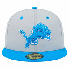 Detroit Lions New Era Flipside Two-Tone 59FIFTY Fitted Hat - Gray/Blue - NFL