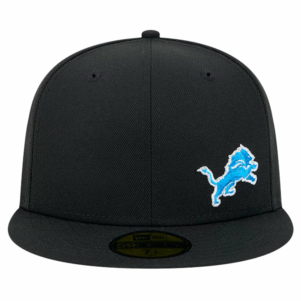 Detroit Lions New Era Flawless 59FIFTY Fitted Hat - Black - NFL