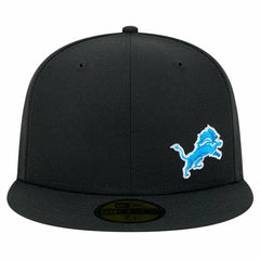 Detroit Lions New Era Flawless 59FIFTY Fitted Hat - Black - NFL