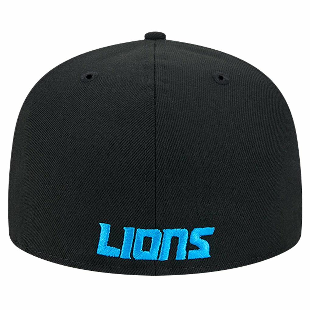 Detroit Lions New Era Flawless 59FIFTY Fitted Hat - Black - NFL