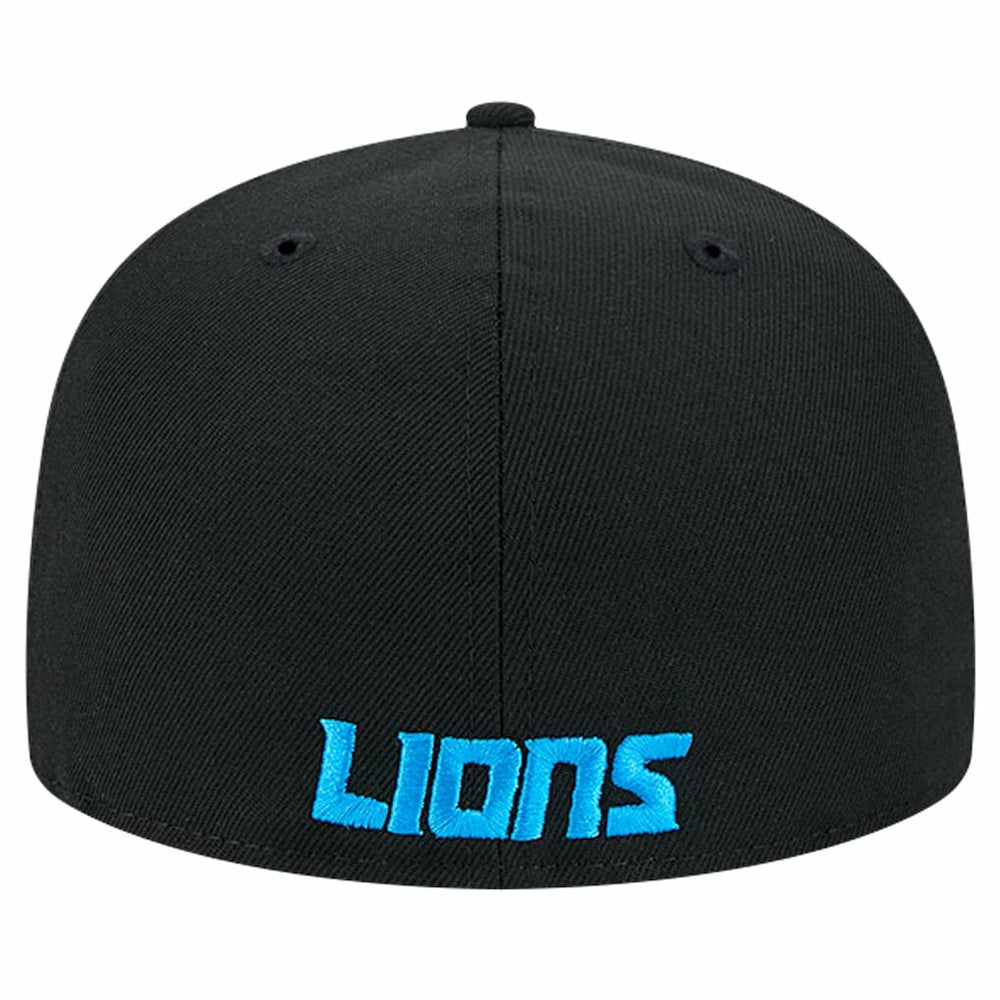 Detroit Lions New Era Flawless 59FIFTY Fitted Hat - Black - NFL