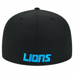 Detroit Lions New Era Flawless 59FIFTY Fitted Hat - Black - NFL