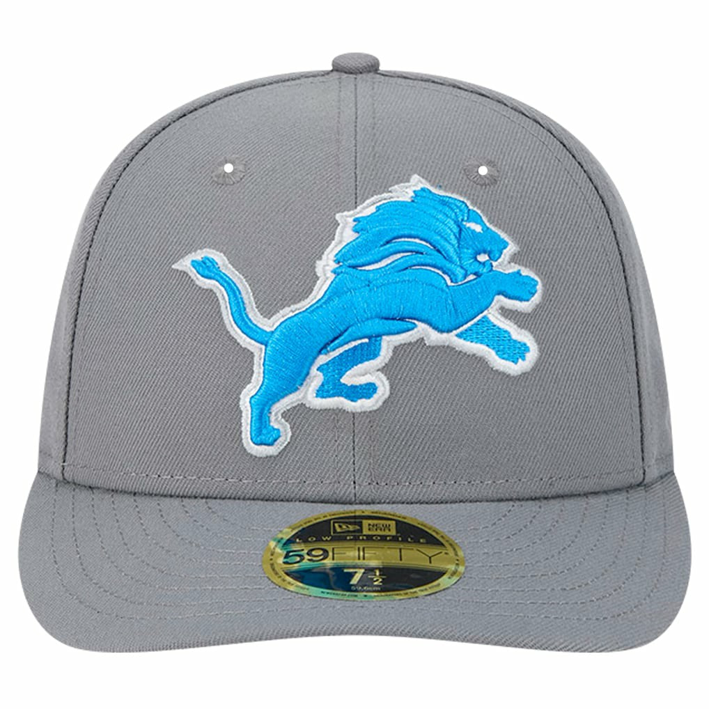 Detroit Lions New Era Omaha Low Profile 59FIFTY Fitted Hat - Gray - NFL