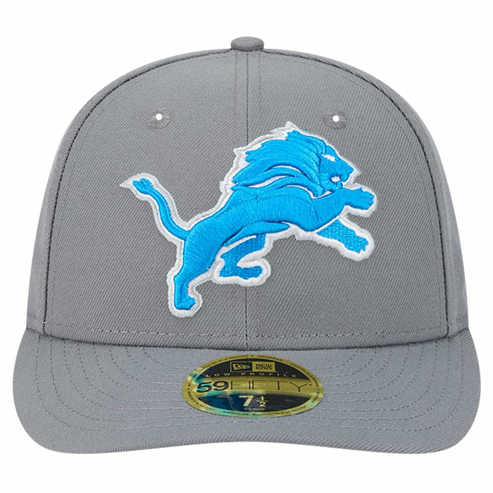 Detroit Lions New Era Omaha Low Profile 59FIFTY Fitted Hat - Gray - NFL