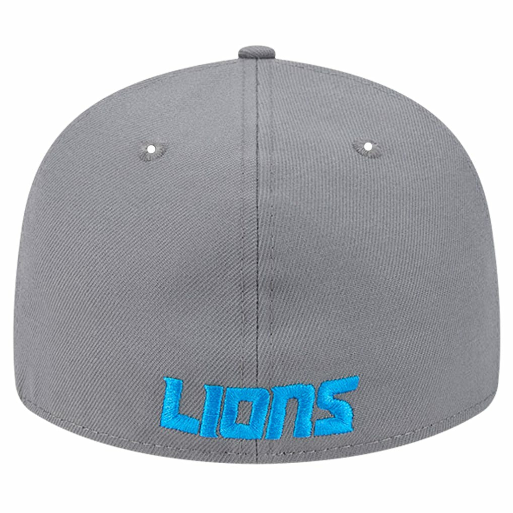 Detroit Lions New Era Omaha Low Profile 59FIFTY Fitted Hat - Gray - NFL