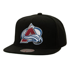 Colorado Avalanche Mitchell & Ness Core Top Spot Snapback Hat - Black | NHL sale