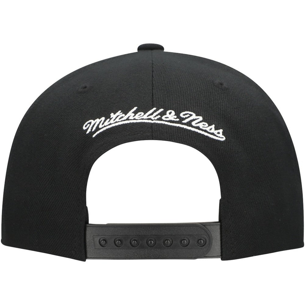 New Jersey Devils Mitchell & Ness Core Top Spot Snapback Hat - Black | NHL sale