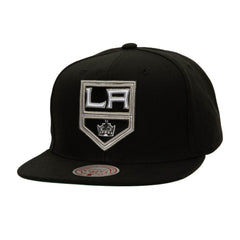 Los Angeles Kings Mitchell & Ness Core Top Spot Snapback Hat - Black | NHL discount
