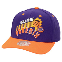 Mitchell & Ness Phoenix Suns All In 2.0 Pro Crown Snapback Hat Purple