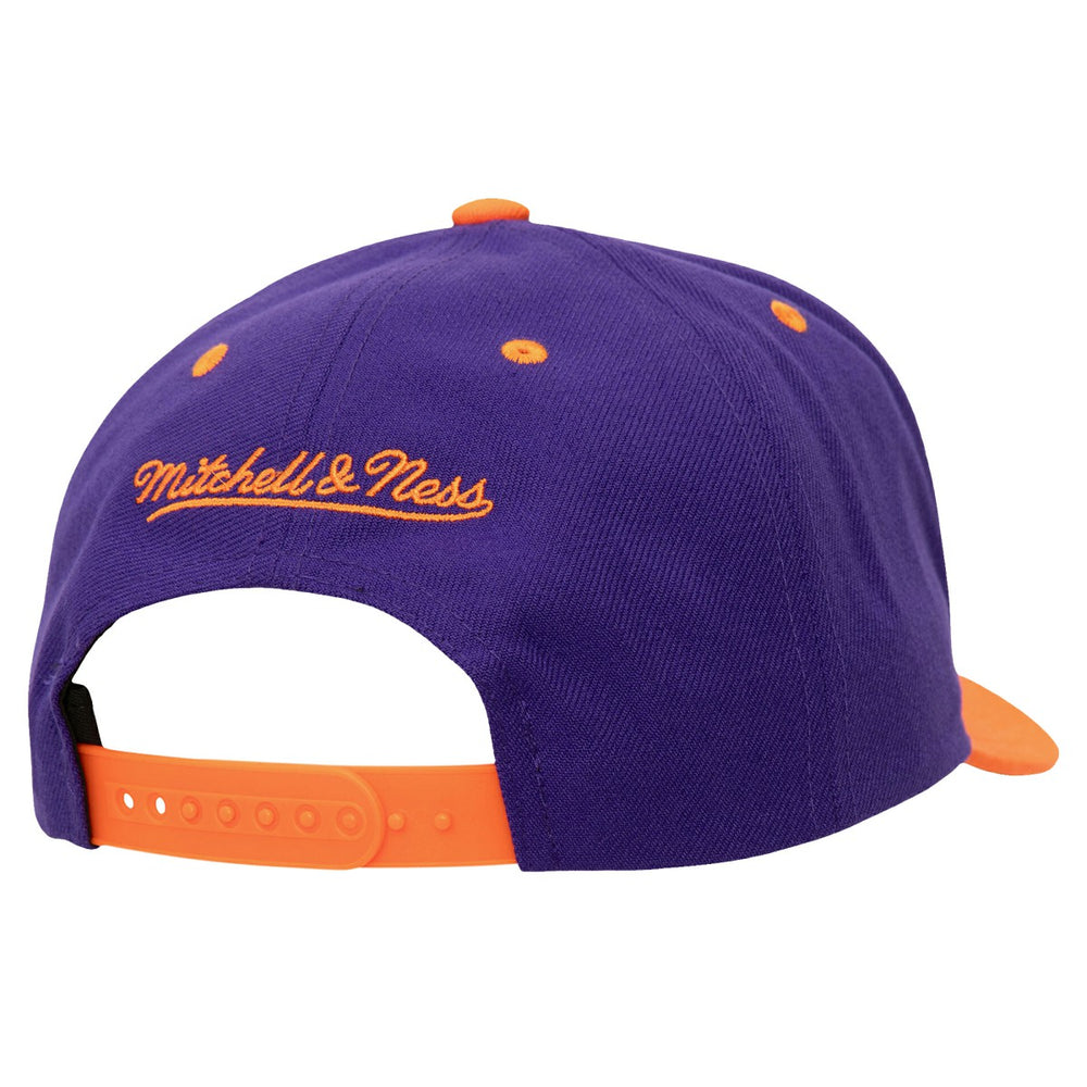 Mitchell & Ness Phoenix Suns All In 2.0 Pro Crown Snapback Hat Purple