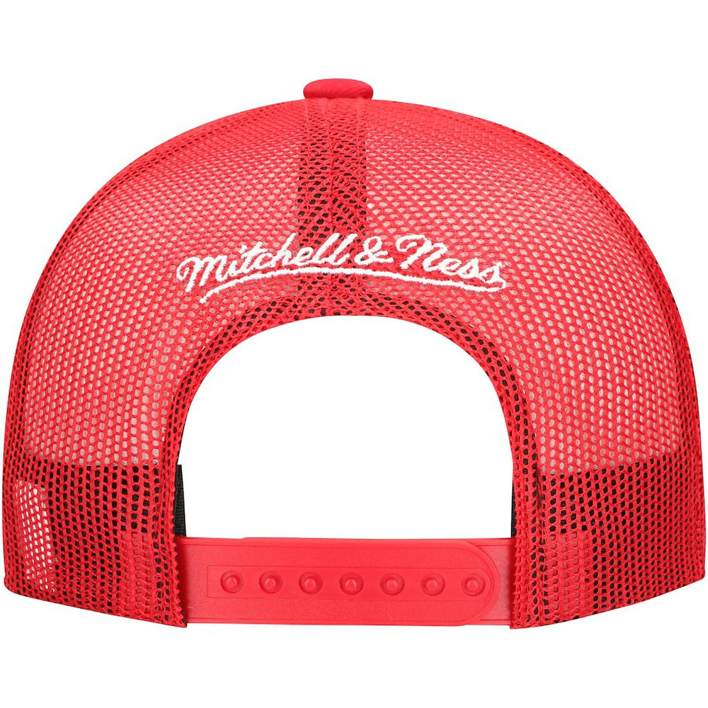 Mitchell & Ness Chicago Bulls Core Evergreen OTC Trucker Adjustable Hat Red