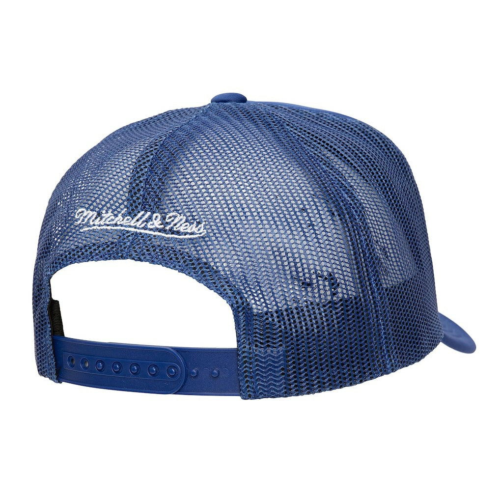 Mitchell & Ness Philadelphia 76ers Core Evergreen OTC Trucker Adjustable Hat Royal
