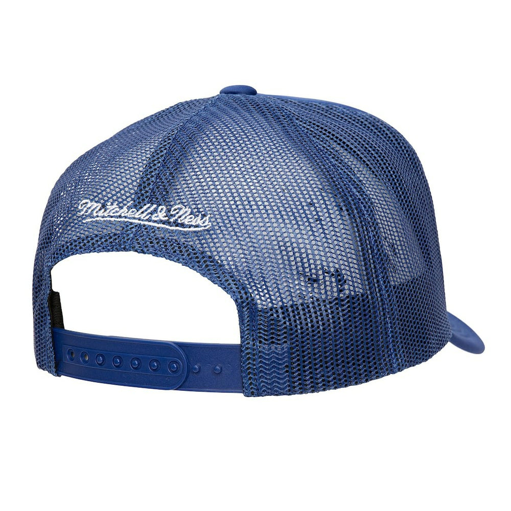 Mitchell & Ness Golden State Warriors Core Evergreen OTC Trucker Adjustable Hat Royal
