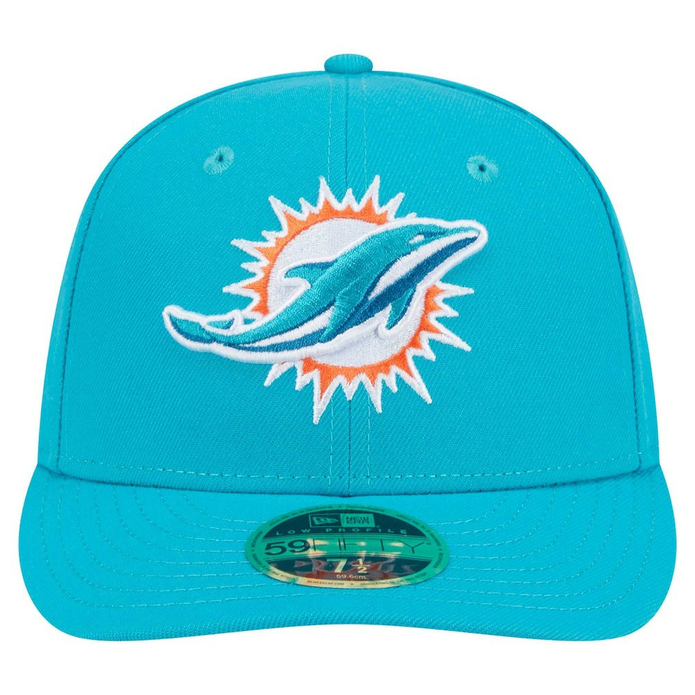 Miami Dolphins New Era Omaha Low Profile 59FIFTY Fitted Hat - Aqua - NFL
